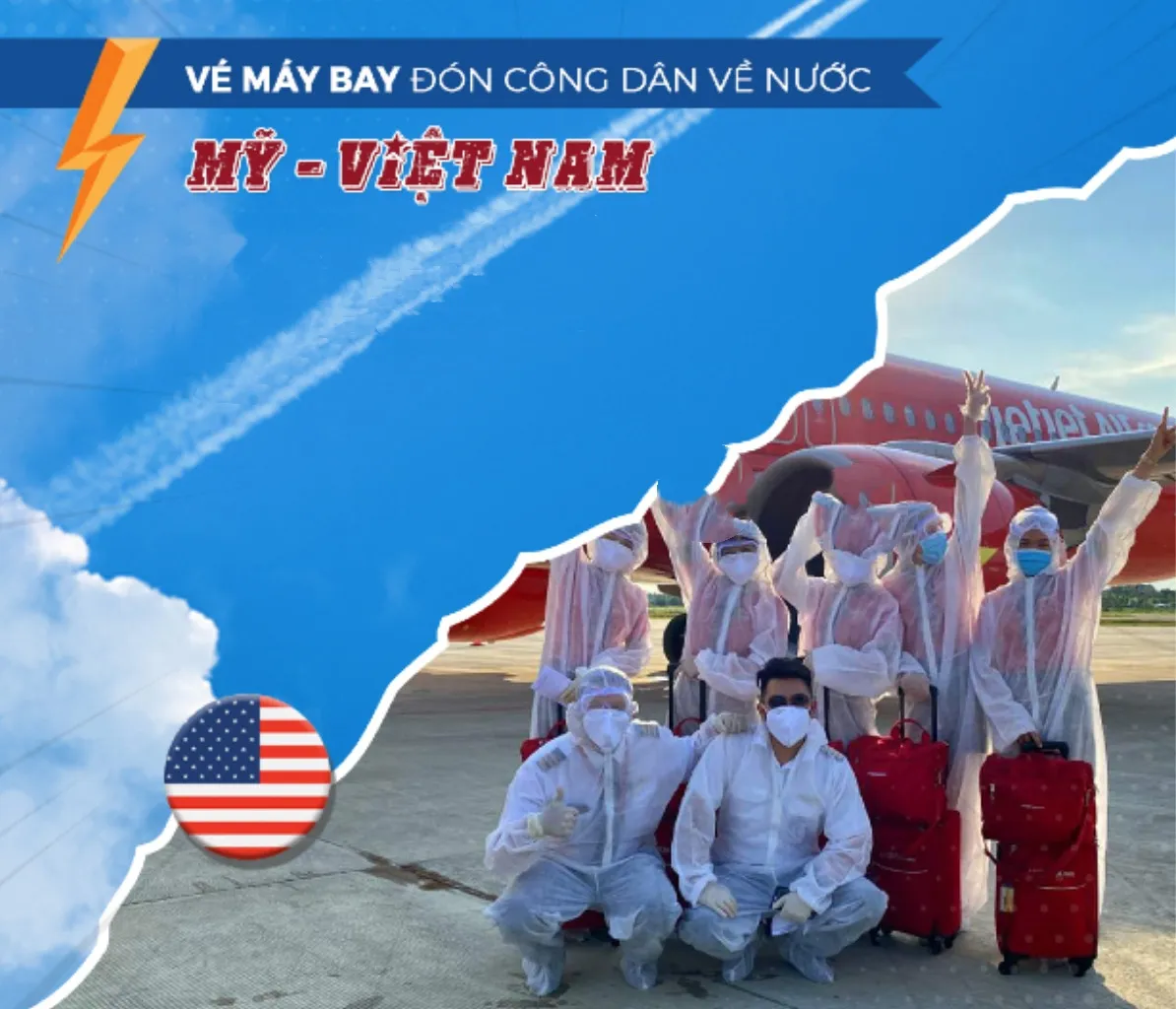 Dịch vụ đăng ký vé máy bay từ Mỹ về Việt Nam 